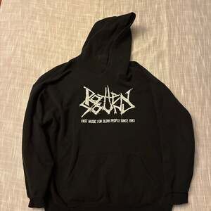 Rotten Sound 'Fast Music For Slow People' Black Pullover Hoodie